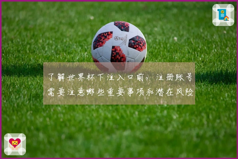 了解世界杯下注入口前，注册账号需要注意哪些重要事项和潜在风险？