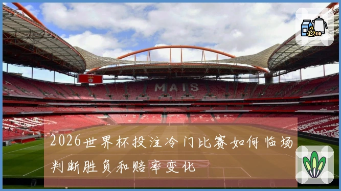 2026世界杯投注冷门比赛如何临场判断胜负和赔率变化